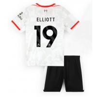 Echipament fotbal Liverpool Harvey Elliott #19 Tricou Treilea 2024-25 pentru copii maneca scurta (+ Pantaloni scurti)